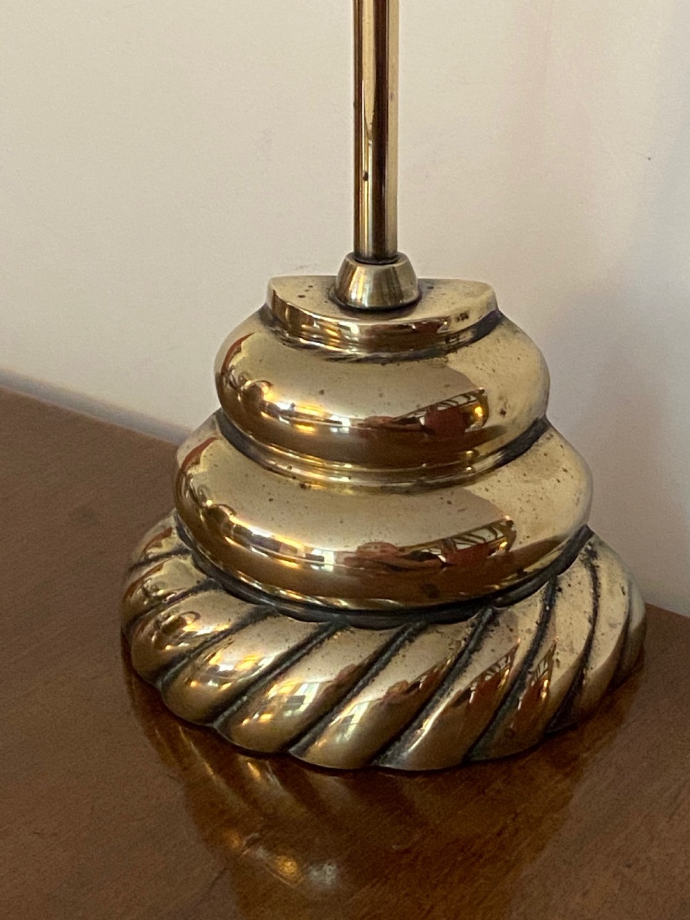 19th Century Brass Doorstop View VI