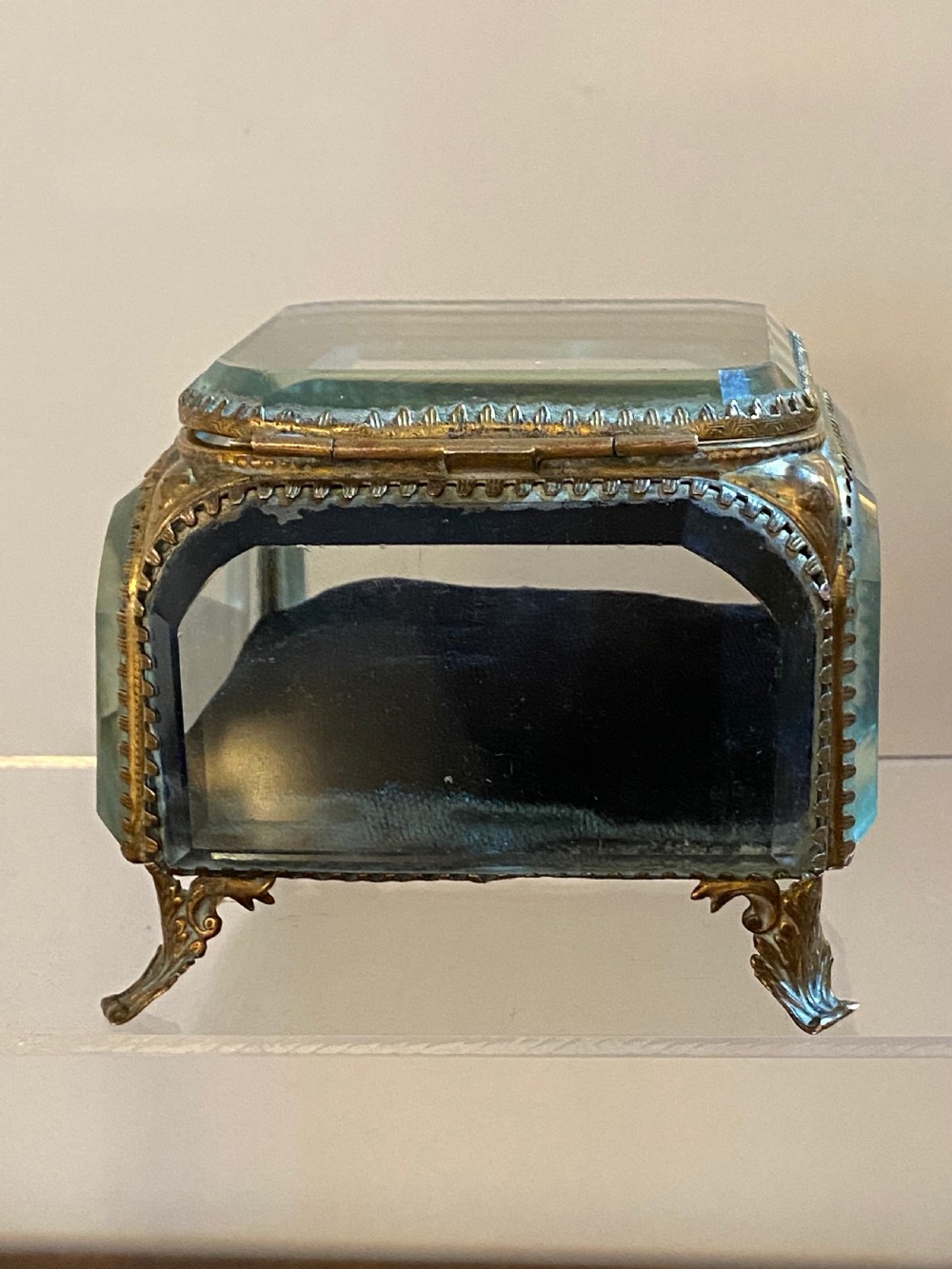 French Crystal Glass Casket View VIII