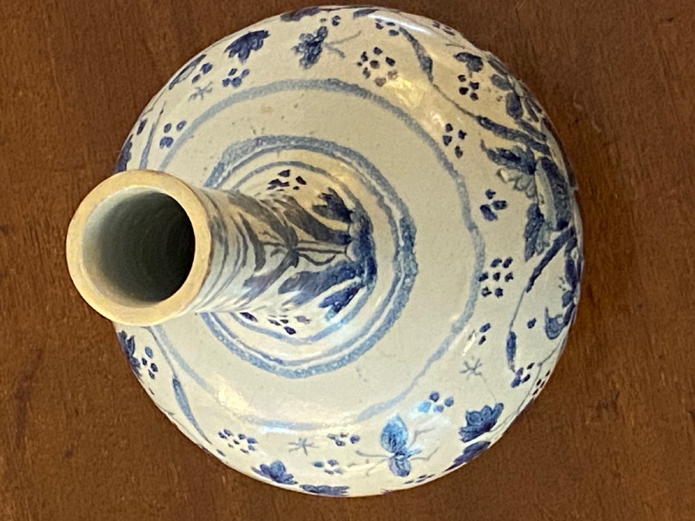 18th Century English Delft Bottle vase View II