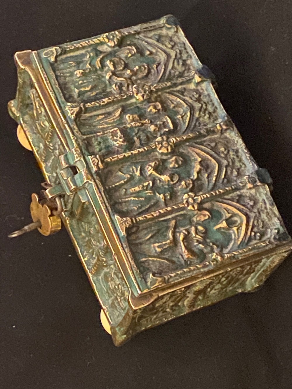 Bronze Reliquary Casket View VII