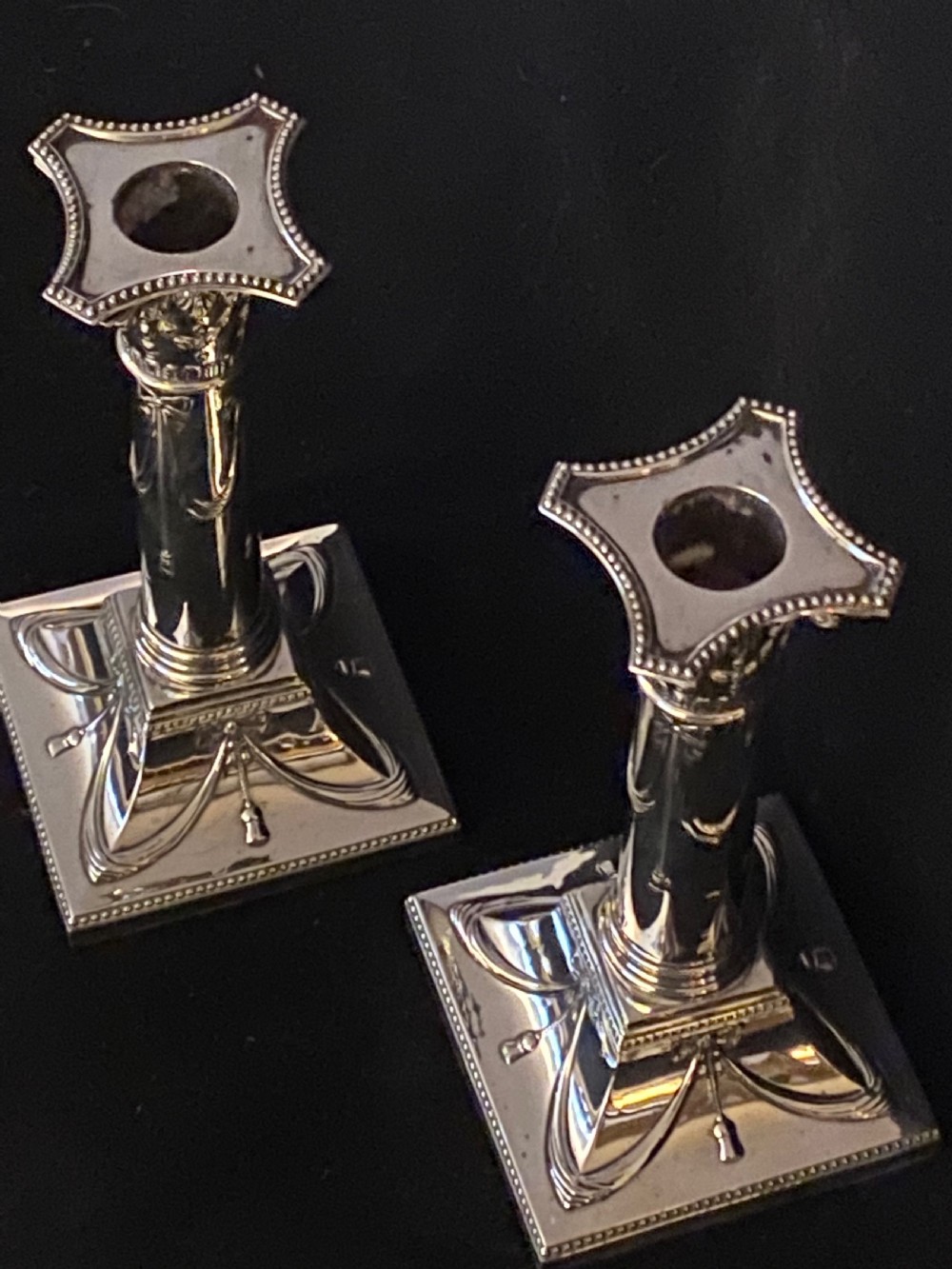 Pair of Sterling Silver Candlesticks View VIII