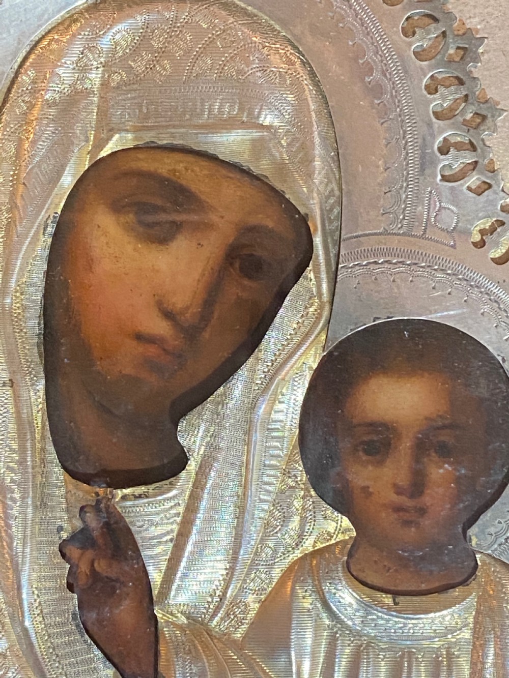 Russian Icon of the Mother of God of Kazan View III