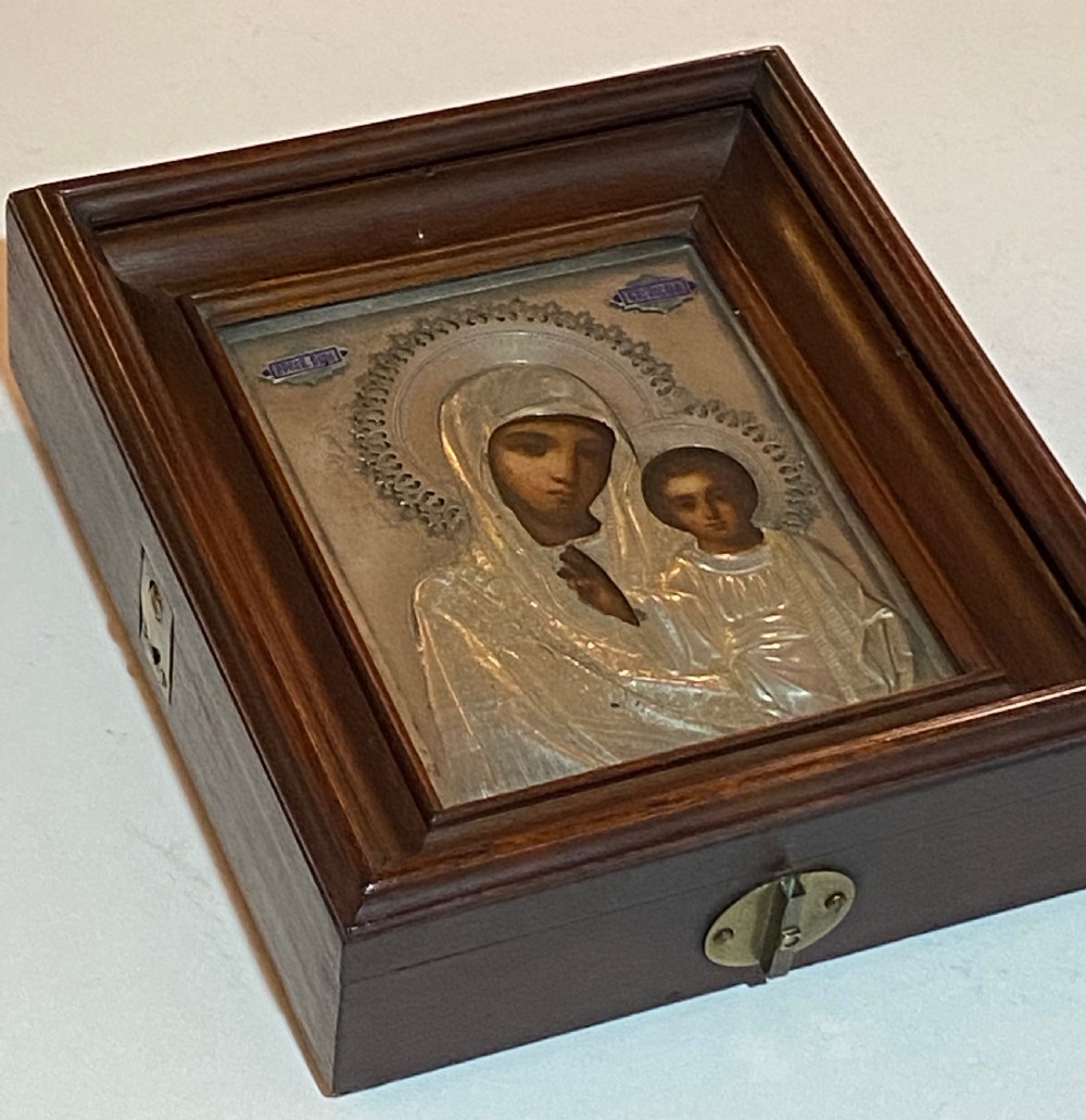 Russian Icon of the Mother of God of Kazan View VII