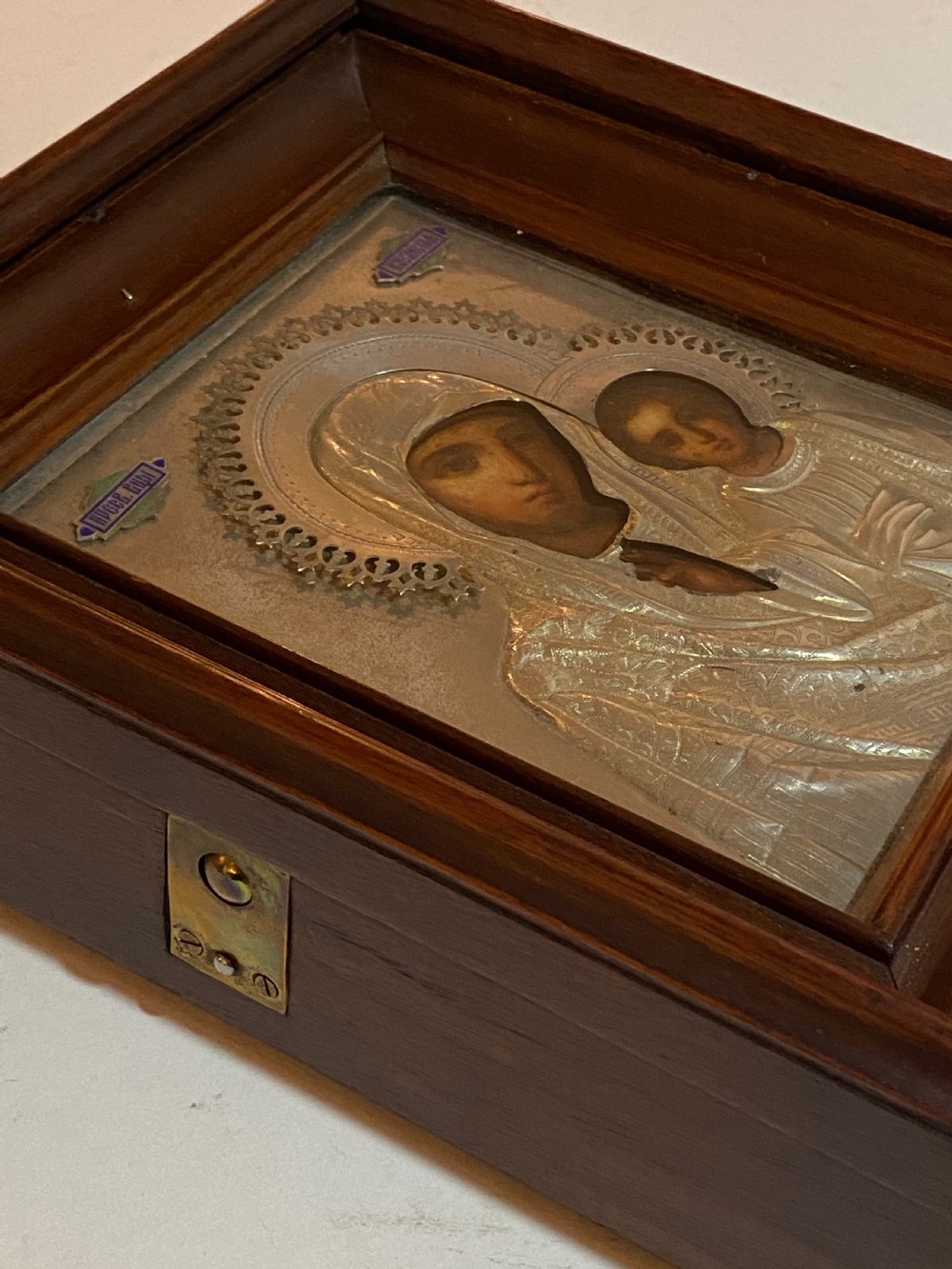 Russian Icon of the Mother of God of Kazan View VIII