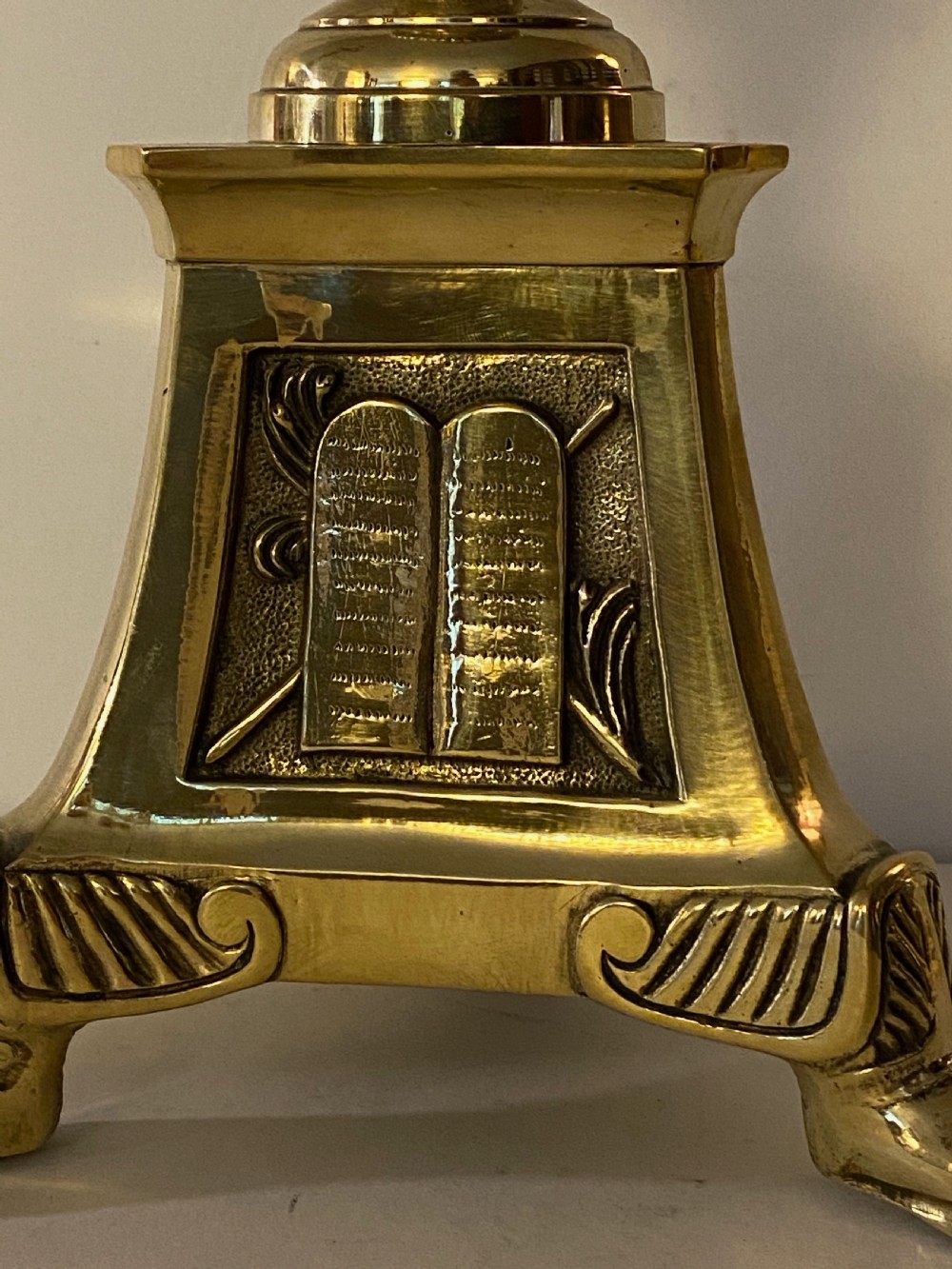Pair of French Church Candlesticks View II