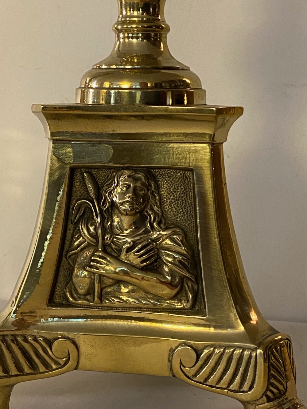 Pair of French Church Candlesticks View IV