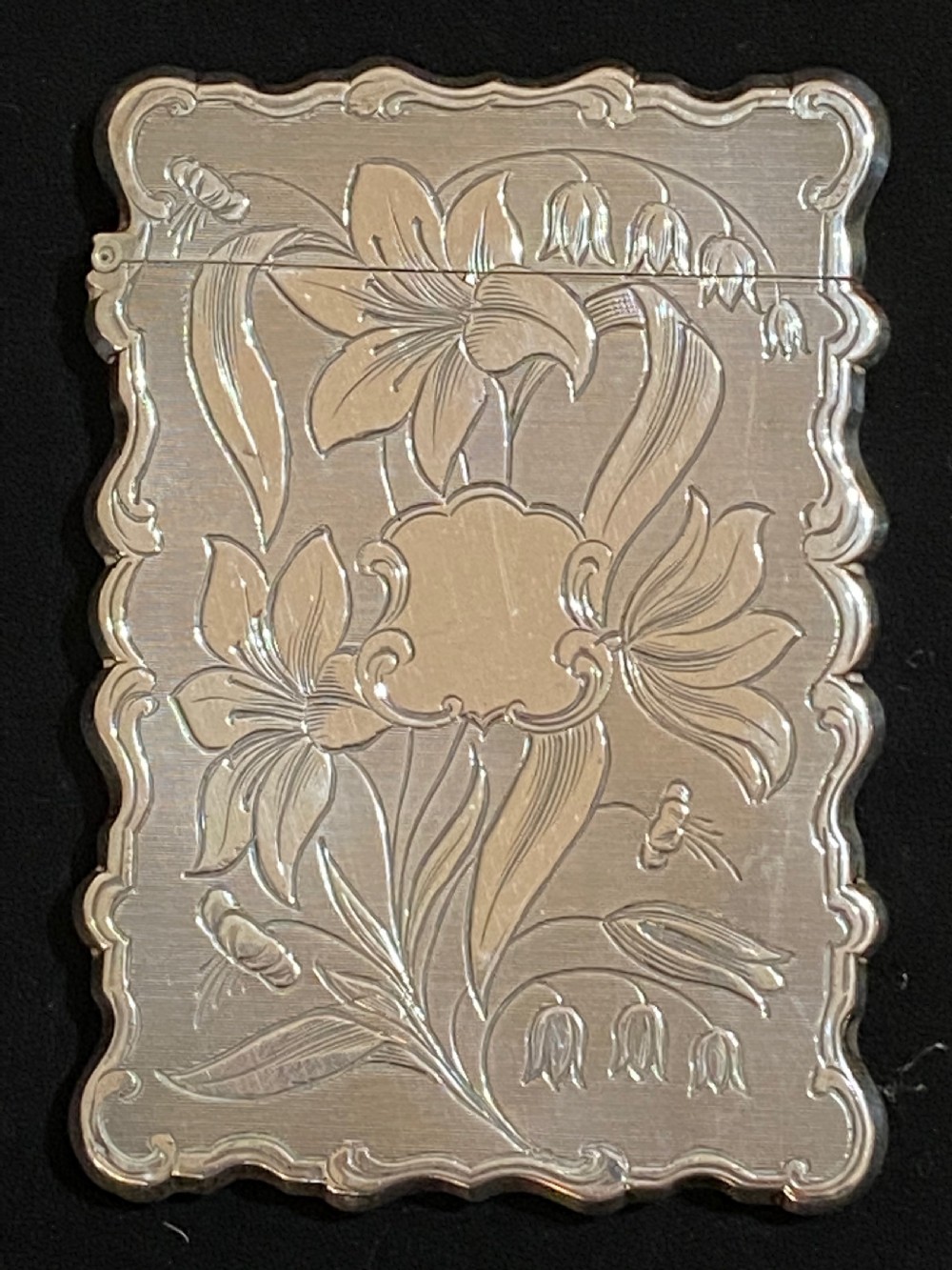 Nathaniel Mills Silver Card Case 