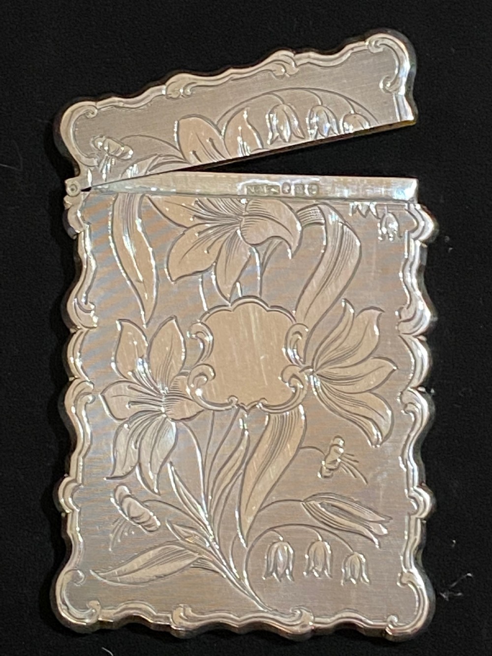 Nathaniel Mills Silver Card Case  View II