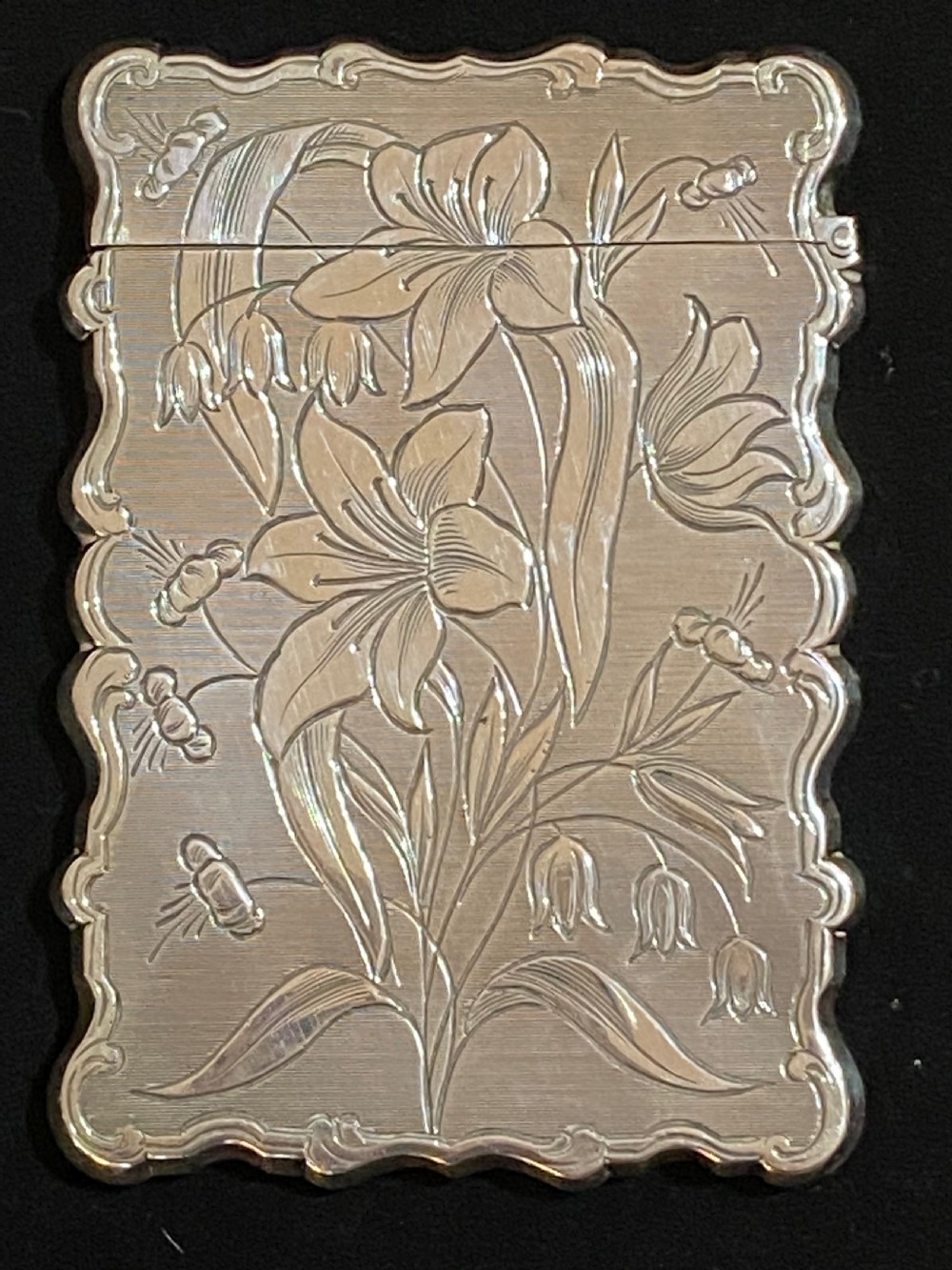 Nathaniel Mills Silver Card Case  View III