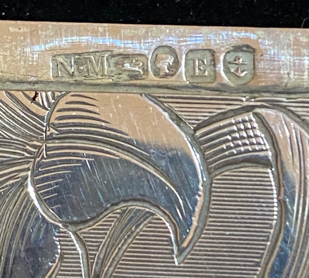 Nathaniel Mills Silver Card Case  View IV