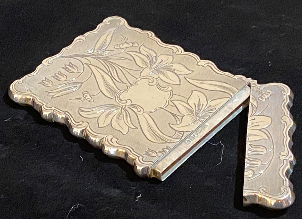 Nathaniel Mills Silver Card Case  View VII