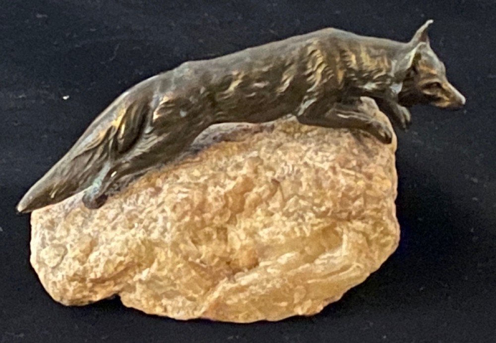 Bronze model of a Fox View IV