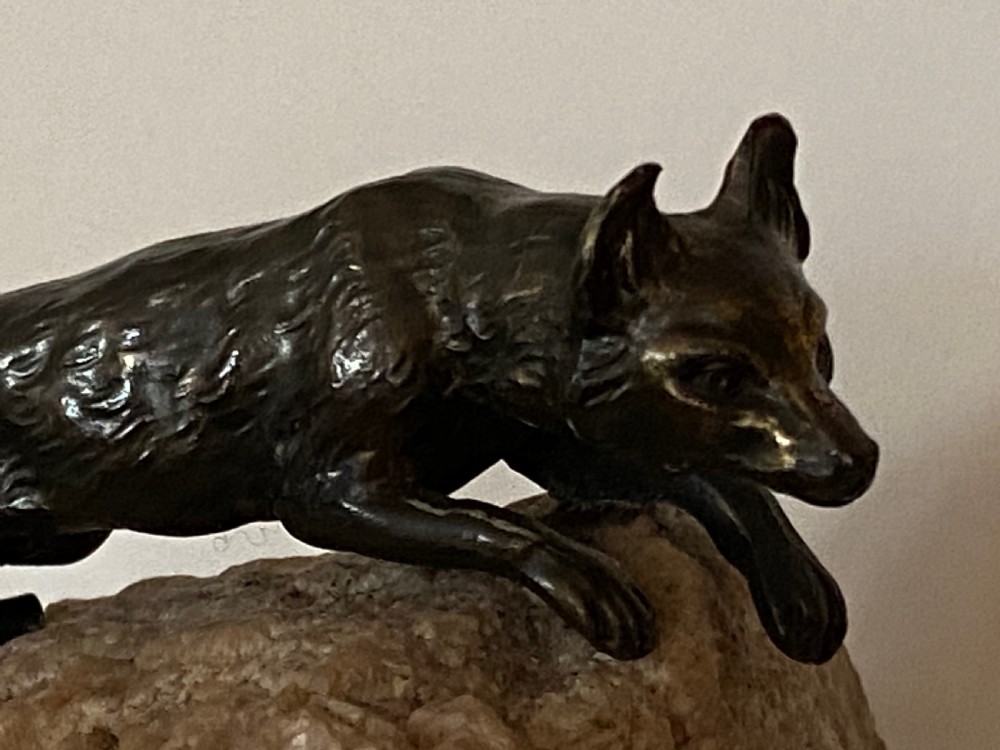 Bronze model of a Fox View VI