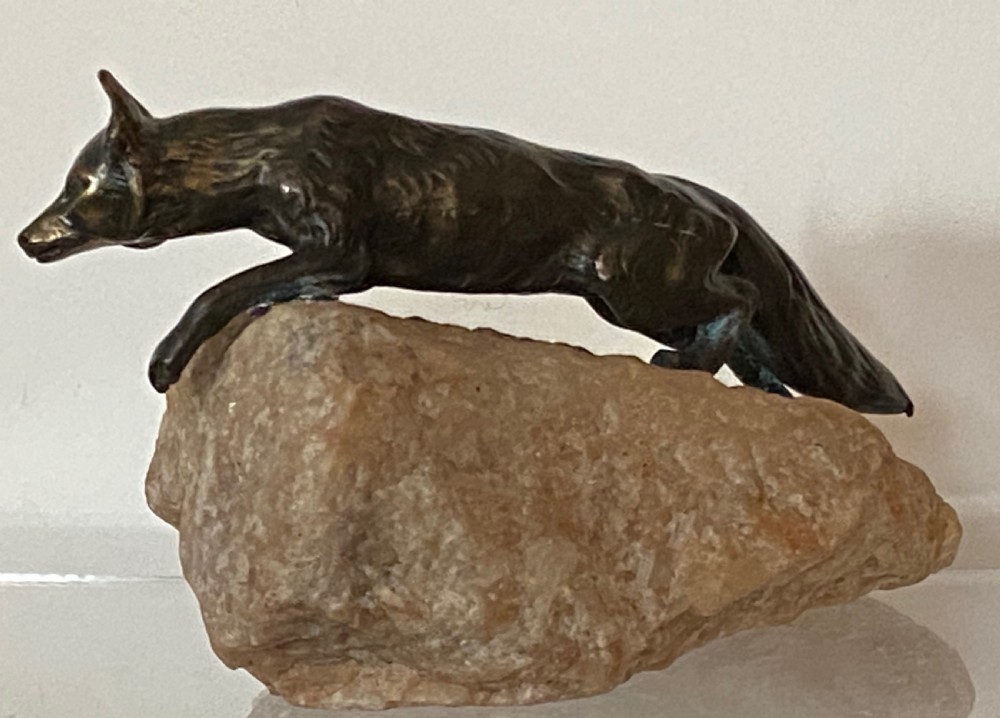 Bronze model of a Fox View VIII