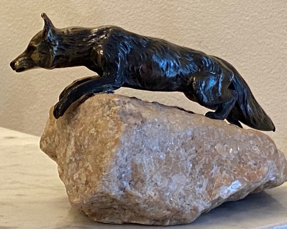 Bronze model of a Fox View IX