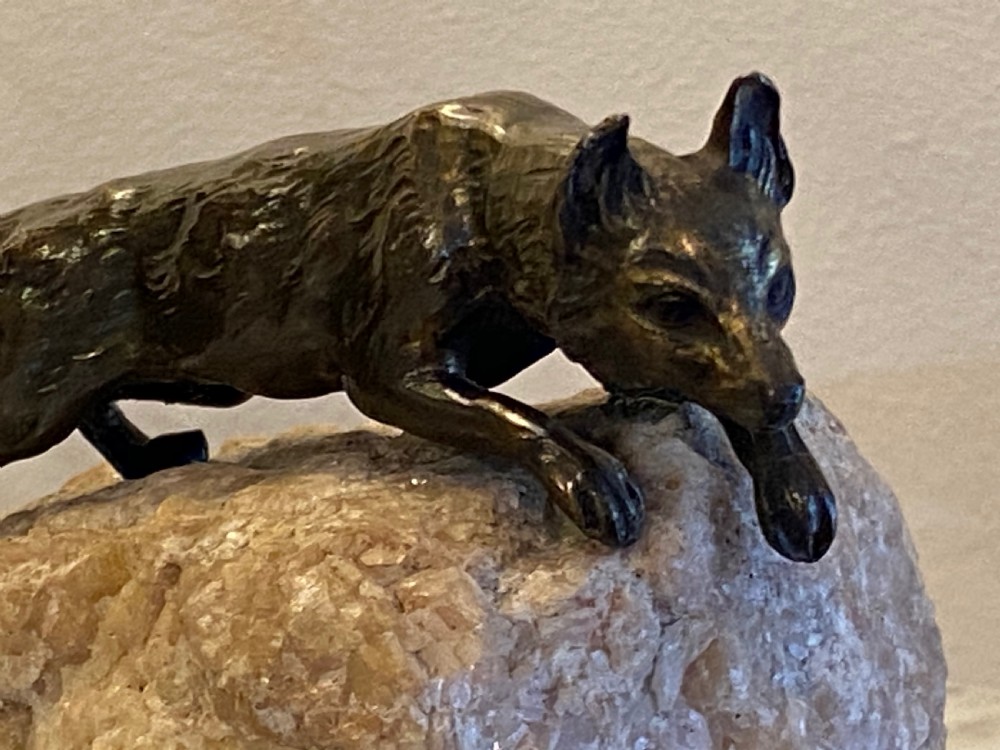 Bronze model of a Fox View XII