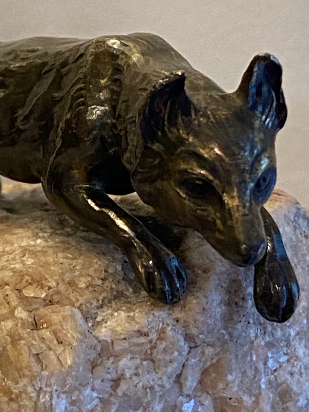 Bronze model of a Fox View XIII
