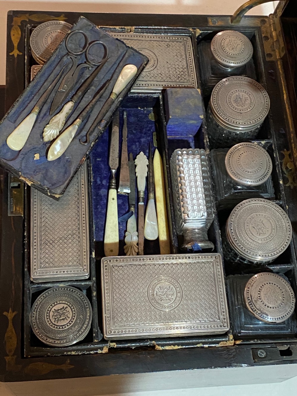 Coromandel Ladies Fitted Toilet Box for Restoration View V