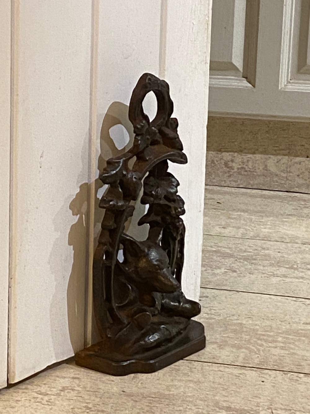 Doorstop, Cast Iron with Fox Mask View IV