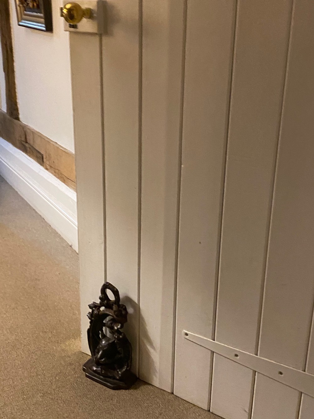 Doorstop, Cast Iron with Fox Mask View VI