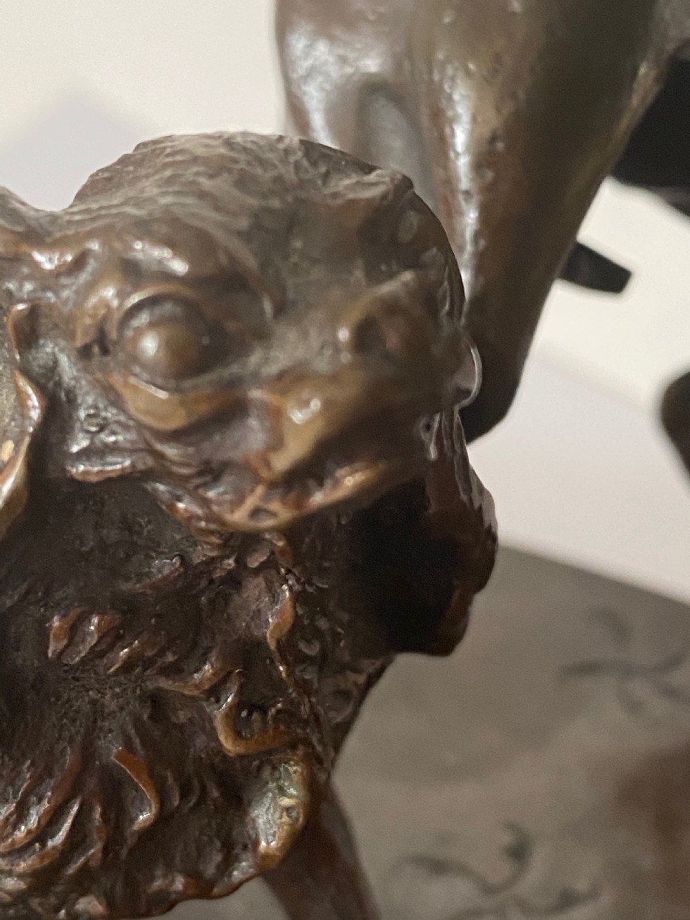 Bronze of Dogs after Pierre-Jules Mêne View VII