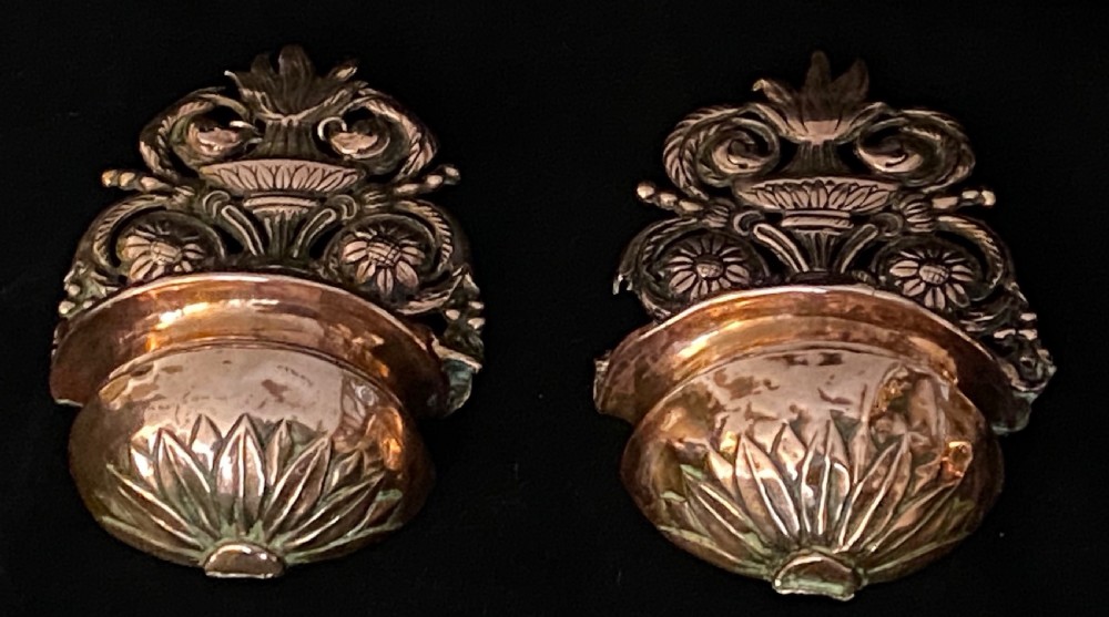 Pair of  Holy Water Stoups. ca 1750 View IX