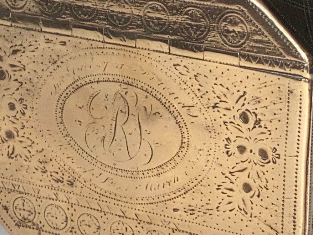 18th Century Brass Table Snuff Box View IX
