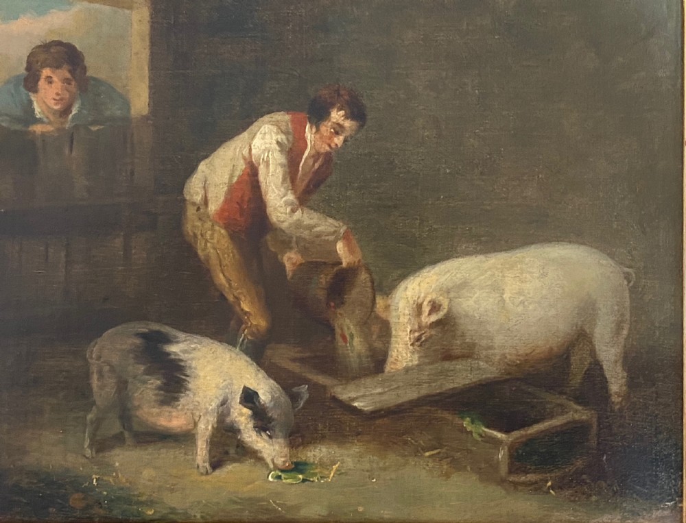 18th century oil on canvas. Attributed to George Morland (1762-1804) View III