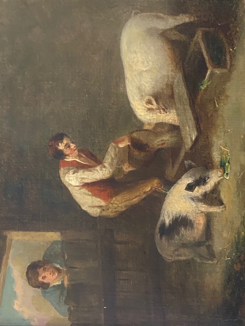 18th century oil on canvas. Attributed to George Morland (1762-1804) View II