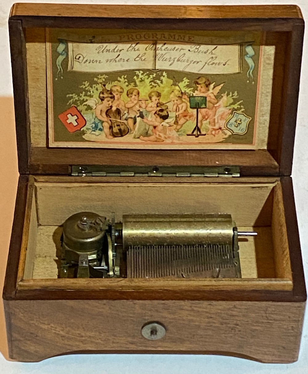 Antique Miniature Musical Box