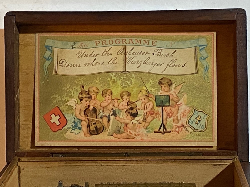 Antique Miniature Musical Box View VI