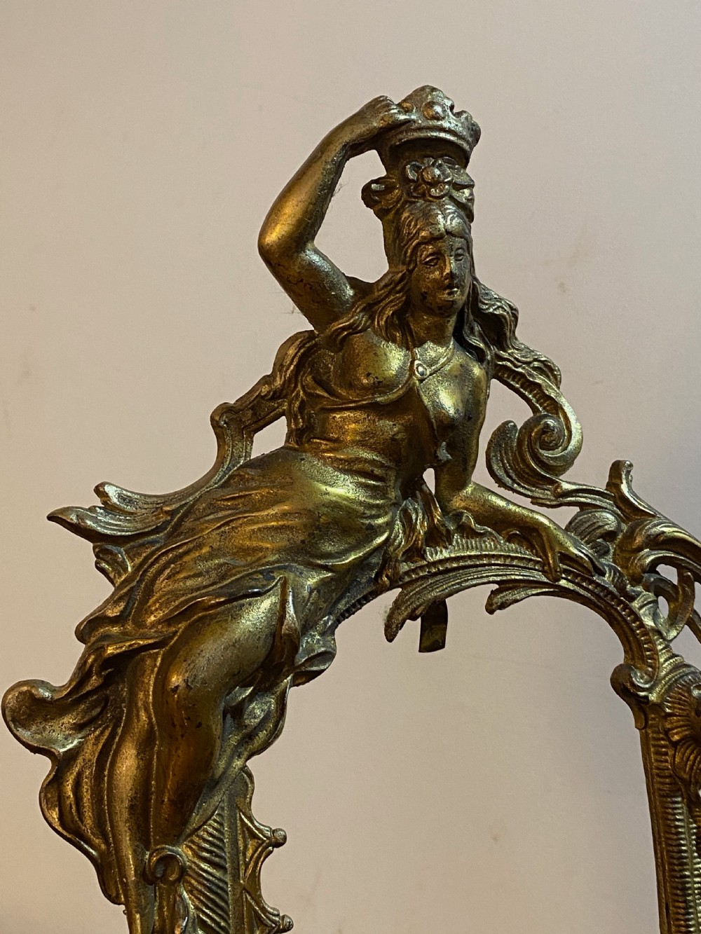 Pair of Gilt Metal Picture Frames View III
