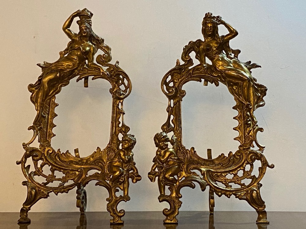 Pair of Gilt Metal Picture Frames View V