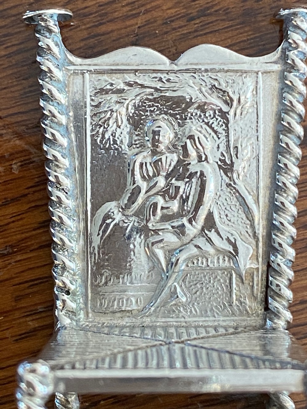 Miniature Silver Chairs, Set of Three View IX