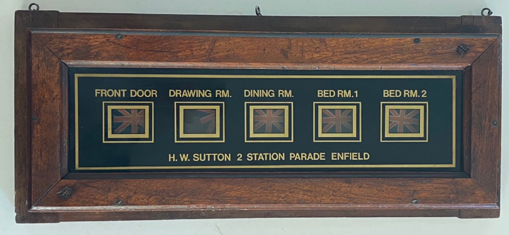 Edwardian Mahogany  Butlers Bell -Box View II