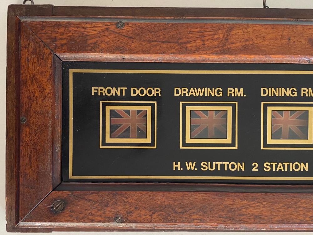 Edwardian Mahogany  Butlers Bell -Box View V