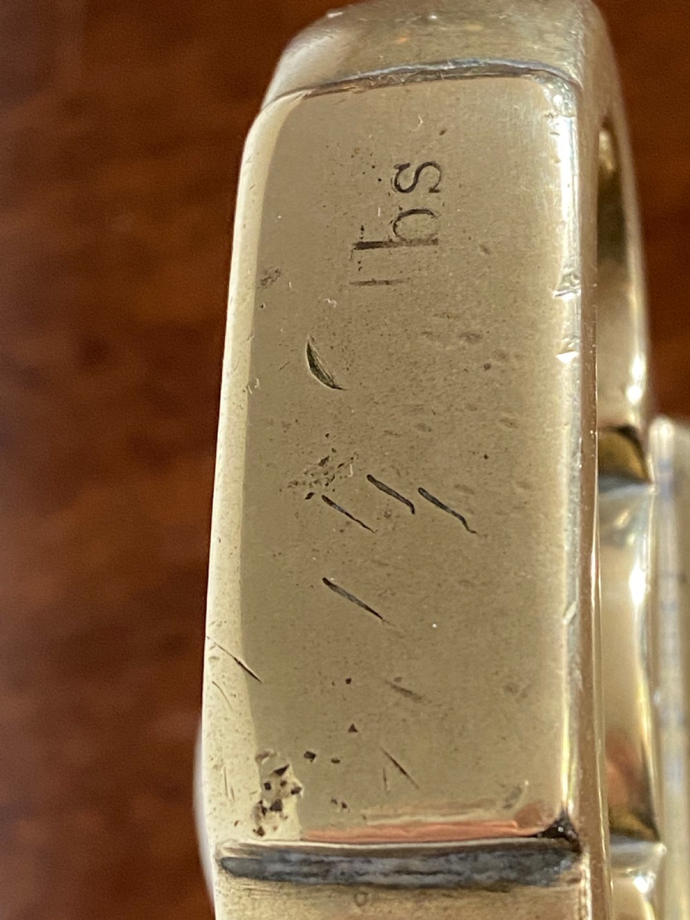 Antique Large Brass Weight  View II