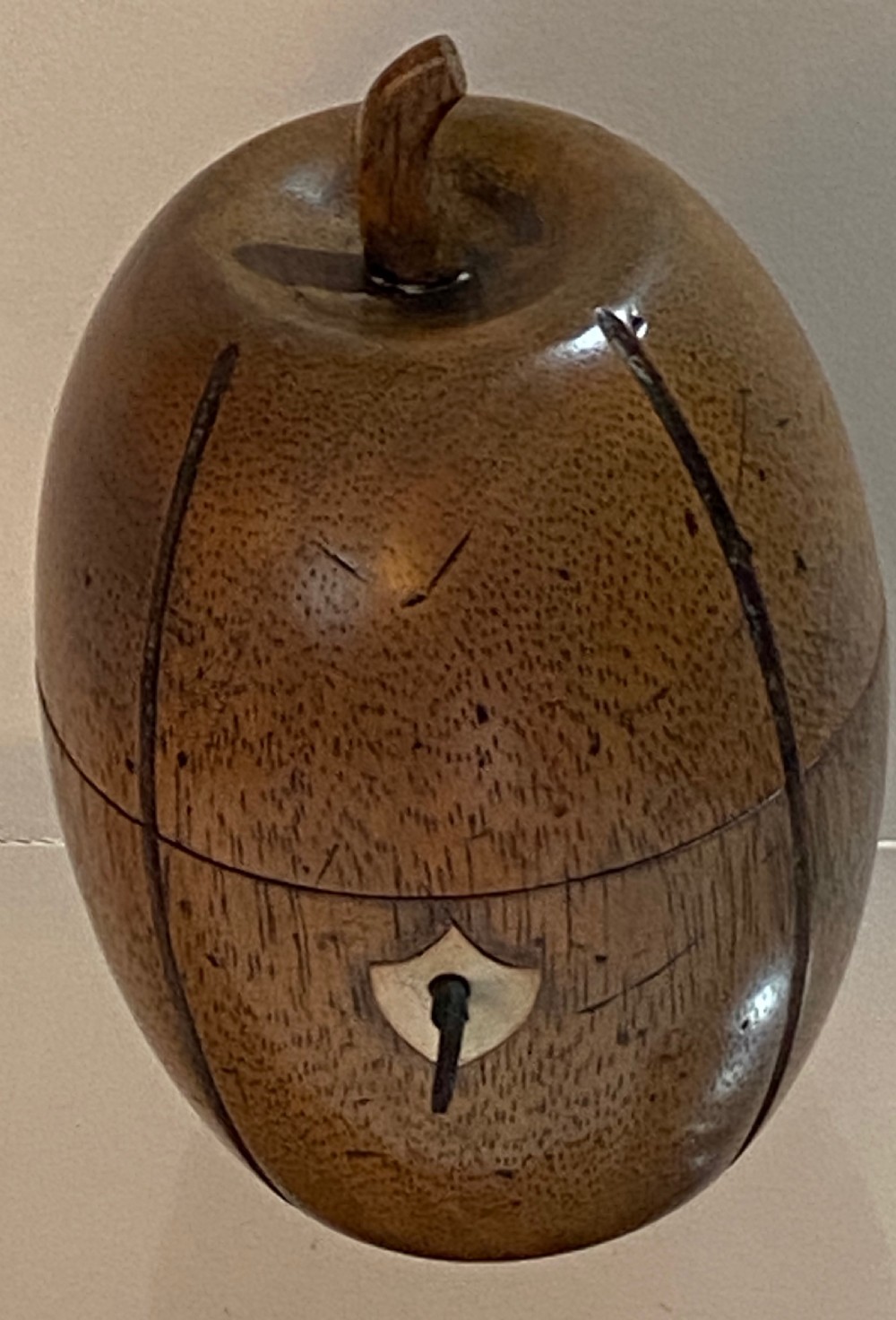 Regency Fruitwood Tea Caddy