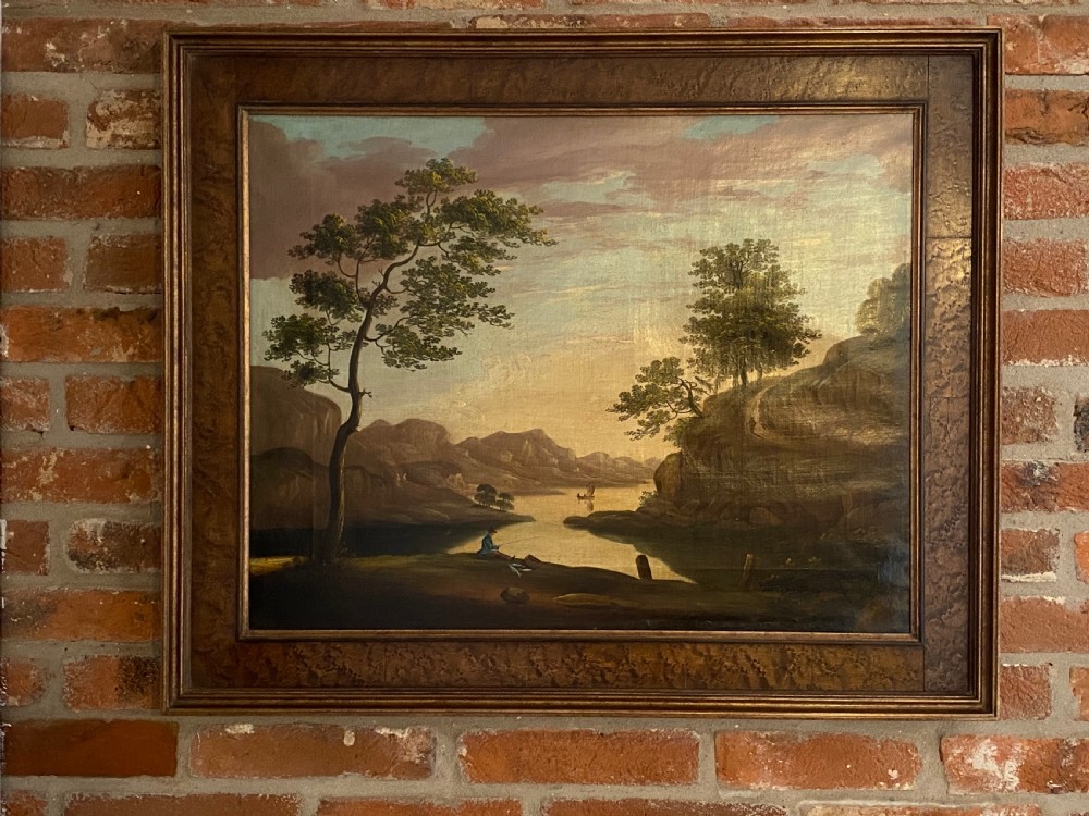 Italian School Oil on Canvas View II