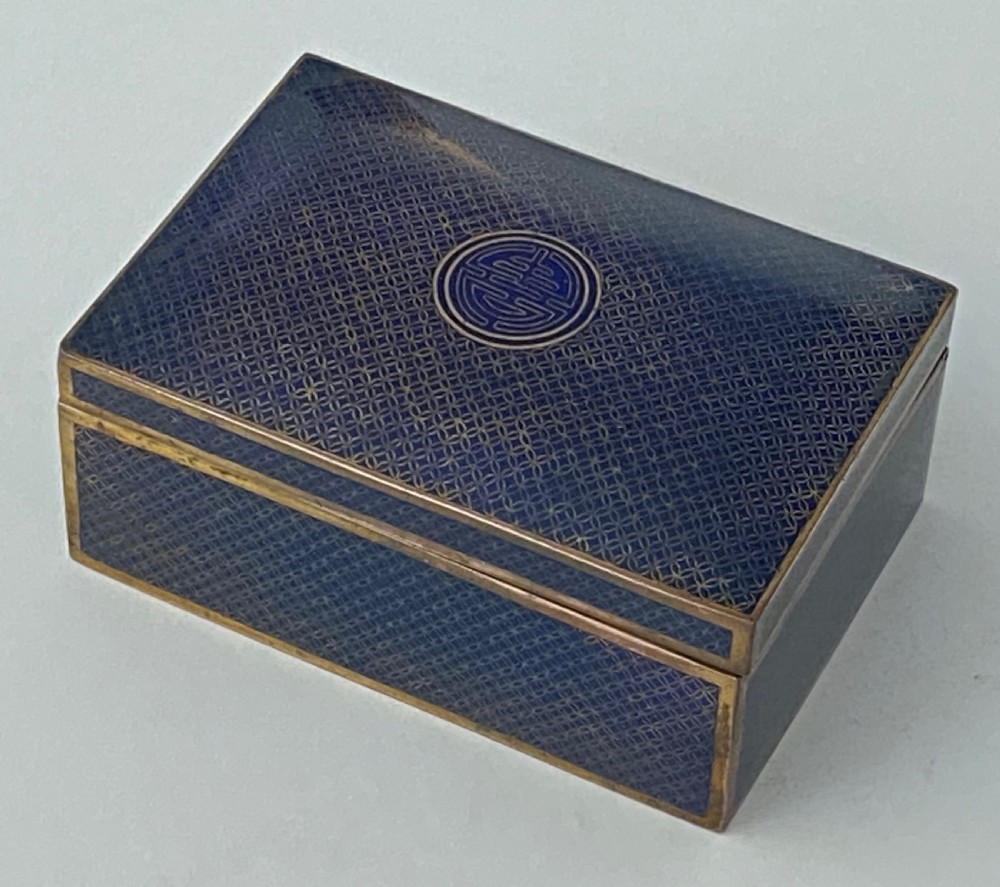 Chinese Cloisonné  Cigarette box View III