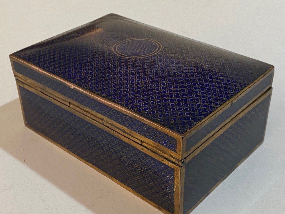 Chinese Cloisonné  Cigarette box View VIII