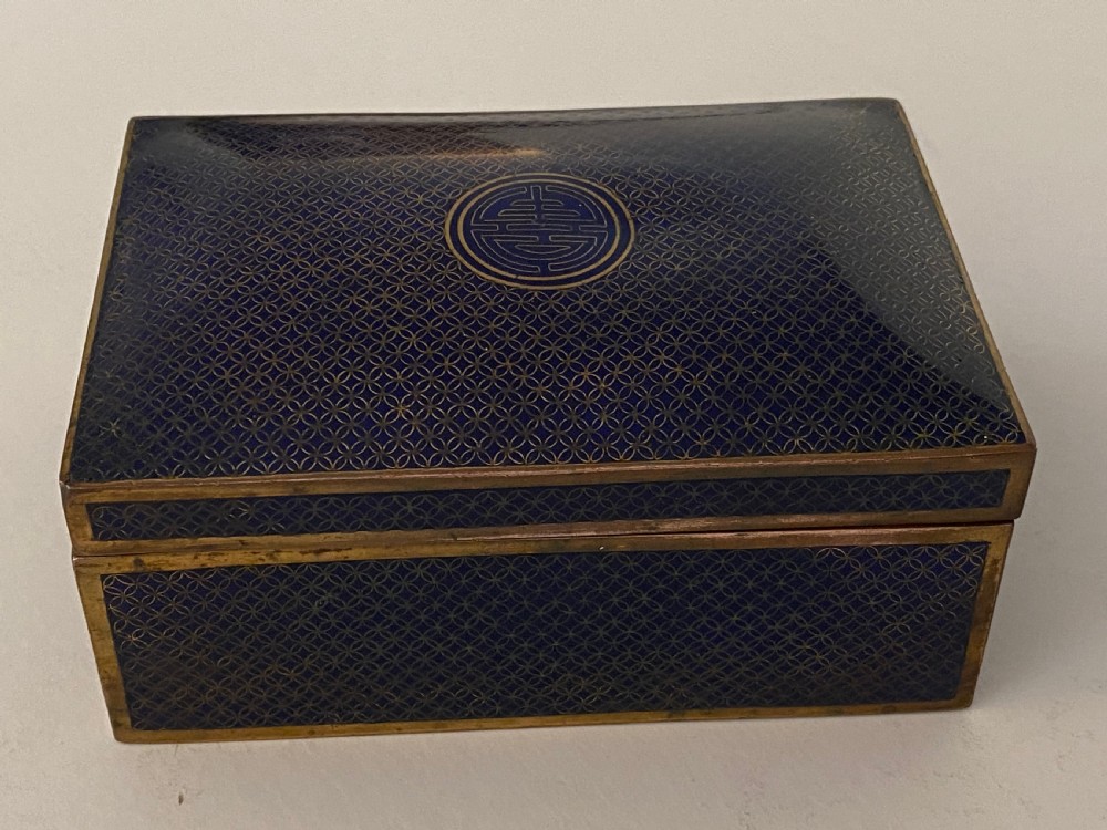 Chinese Cloisonné  Cigarette box View XIII