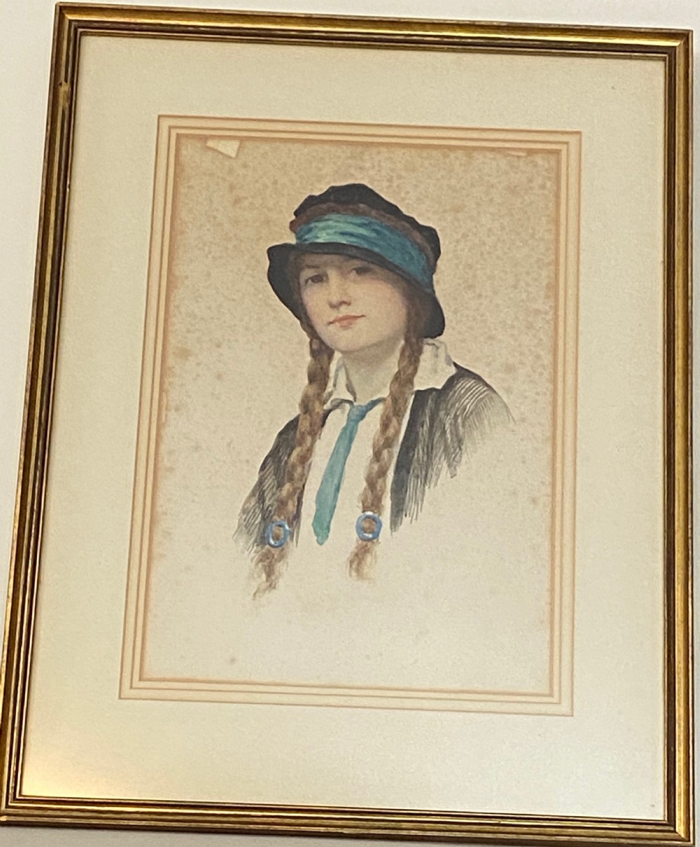 William Henry Margetson R.I., R.M.S.(1861-1940) Watercolour. View VII