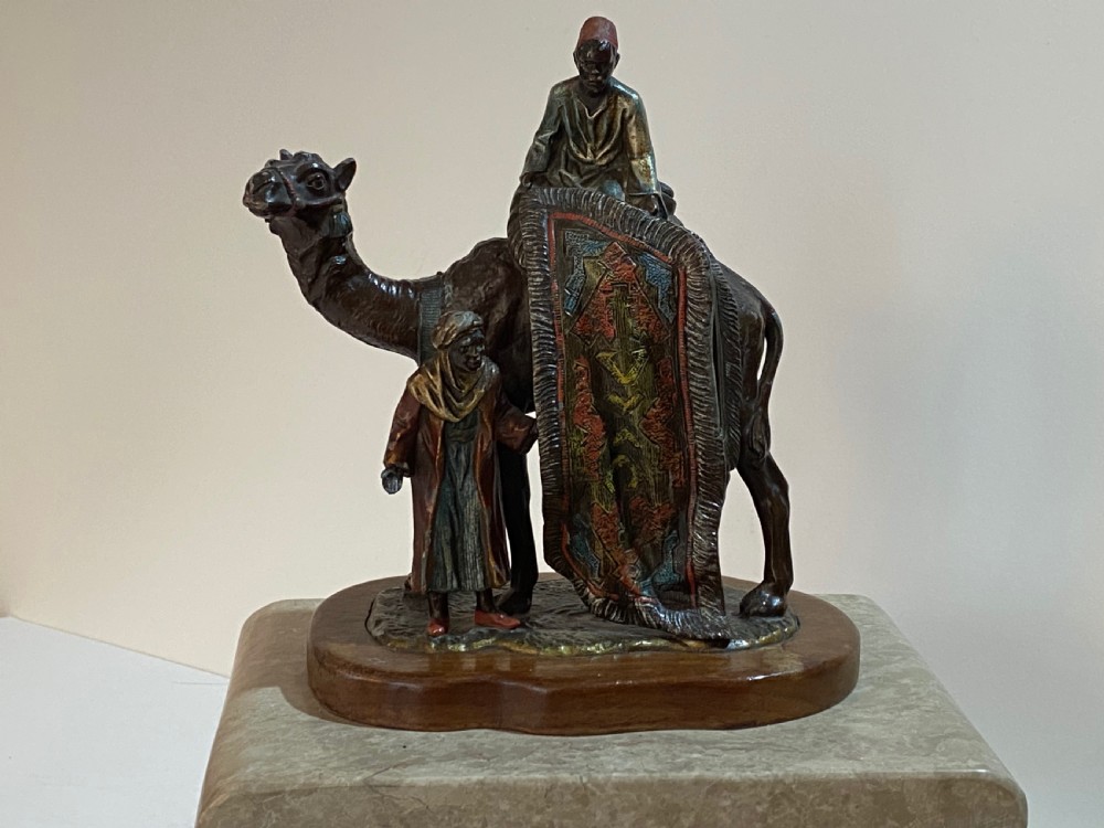 Antique Austrian Cold Painted Sculpture  of 