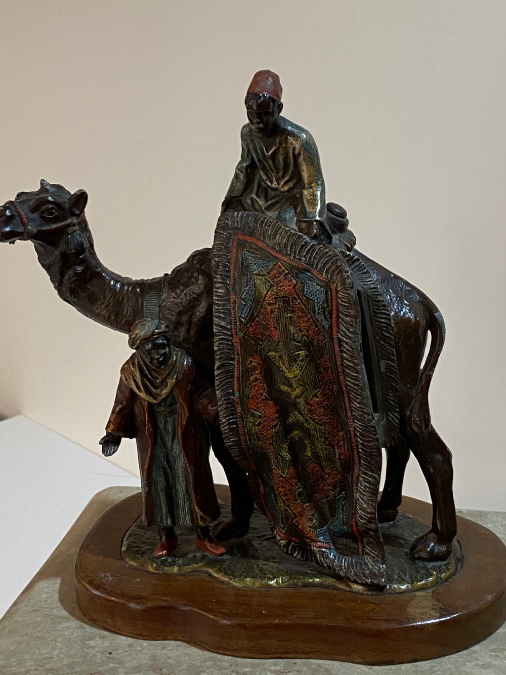 Antique Austrian Cold Painted Sculpture  of 