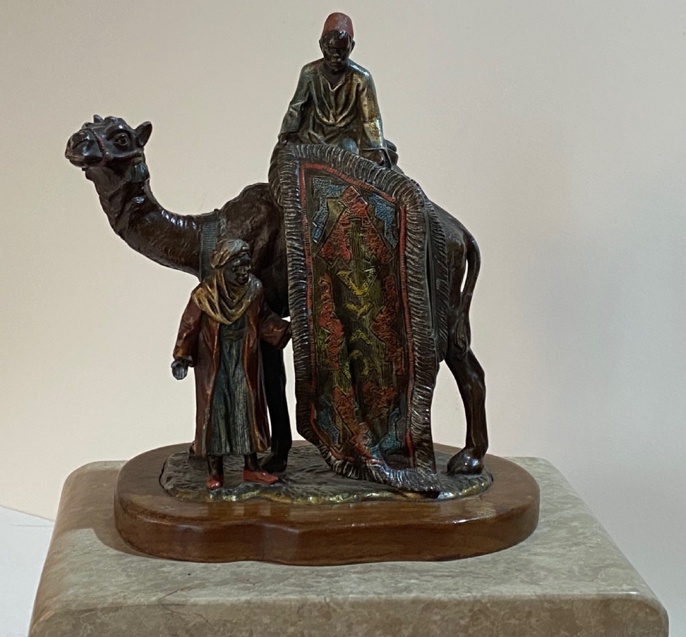 Antique Austrian Cold Painted Sculpture  of 