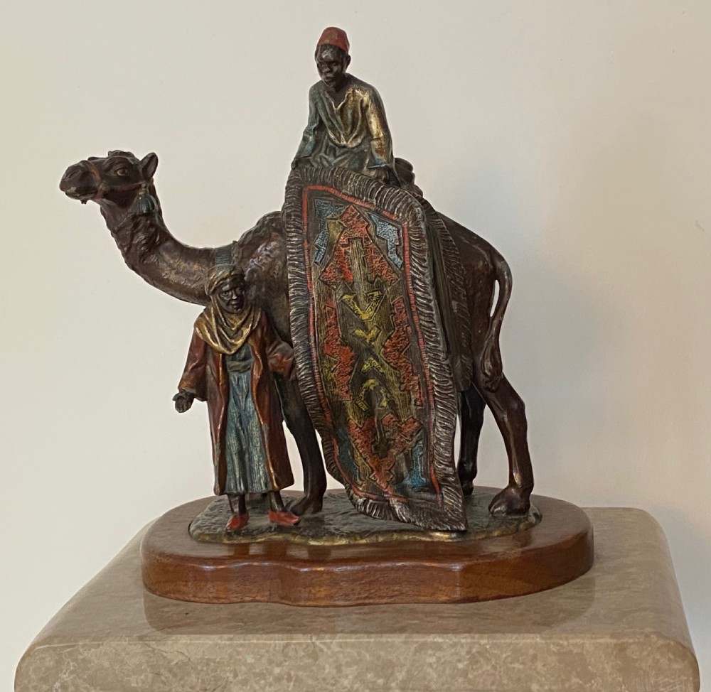 Antique Austrian Cold Painted Sculpture  of 