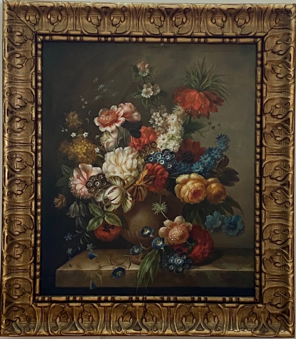 Pair of Botanical Oils Attributed to Emilio Greco (1913-1995) View II