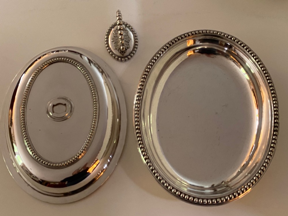 Pair of Silver Plated Entreé Dishes View III