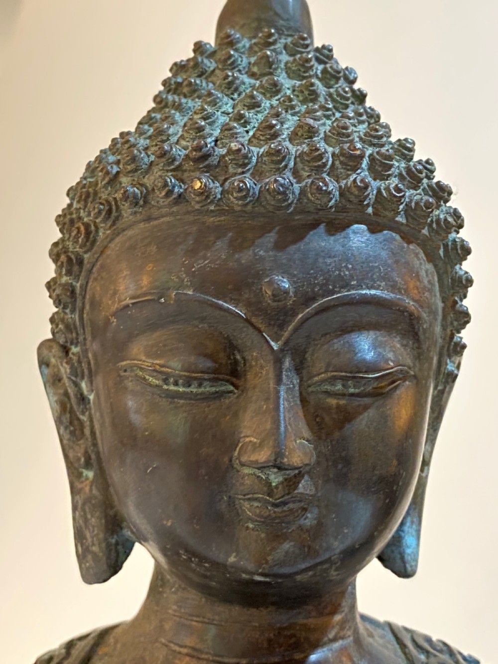Antique Bronze Buddha View II